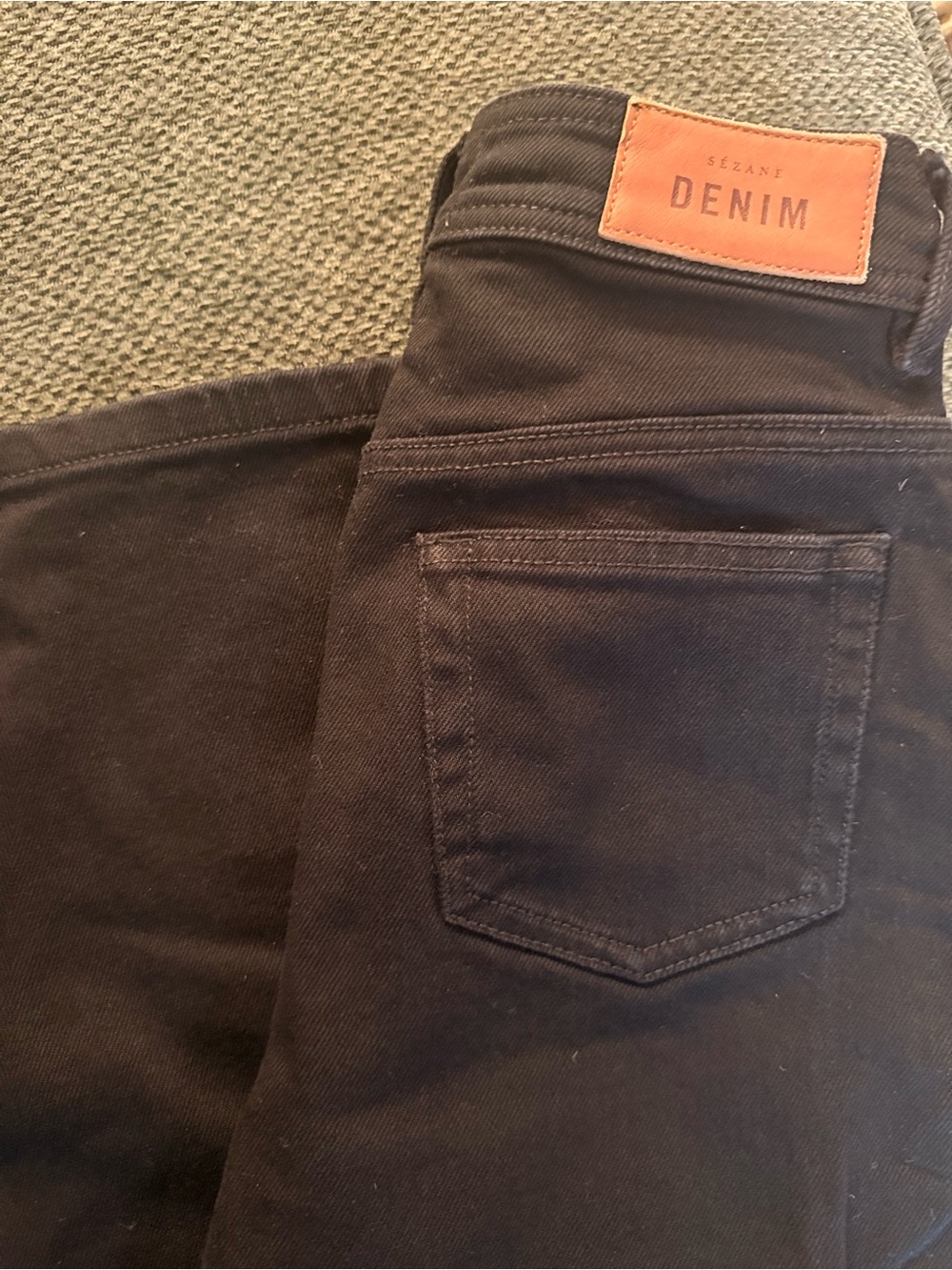 Sezane Le Crop Black - Size 2
